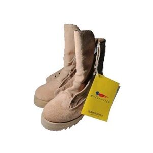 Women's Tan Combat Boots